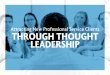 Attracting New Professional Service Clients Through Thought Leadership