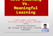 Rote learning vs meaningful learning