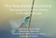 The Reputation Economy: Managing Your Online Identity in the Age of Google- NN/LM SEA webinar, June 2016