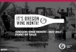 Oregon Wine Month 2017 Point of Sale Overview