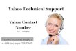 Yahoo techical support