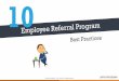 10 Employee Referral Program Best Practices