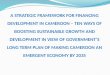 A Strategic framework for financing development in Cameroon