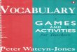 Vocabulary games for teachers