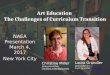 Art Education - The Challenges of Curriculum Transition