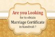 Apply Marriage Certificate online in Kandivali , Mumbai. Kandivali, Online Booking Office for Marriage Certificate