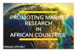 The Marketing of MR: Promoting Market Research in African Economies