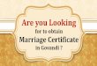 Apply Marriage Certificate online in GOVANDI  , Mumbai. GOVANDI , Online Booking Office for Marriage Certificate
