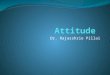 Attitude - Organizational Behaviour