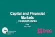 Top Ideas for Capital and Financial Markets