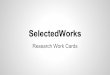 Presentation - SelectedWorks