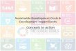 Sustainable Development Goals and Development Impact Bonds