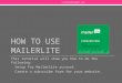 Tutorial on how to use Mailertite (Part1)- How to Setup  Mailerlite and Make a subscriber form for your Website