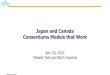 Japan and Canada Consortium Model that Work