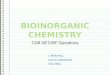 Bioinorganic chemistry f