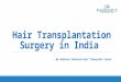 Hair transplant surgery in India | Radiance
