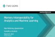 Memory Interoperability in Analytics and Machine Learning