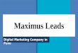Digital Marketing Services Company in Pune | Maximus Leads India