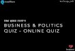 Business & Politics Online Quiz at The Quiz Fest - 17
