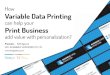 How Variable Data Printing can help your Business add value with Personalization?