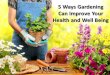 5 ways gardening can improve your health and well being