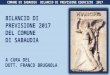 COMUNE DI SABAUDIA BILANCIO DI PREVISIONE 2017