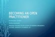Becoming an open practitioner