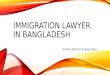 Immigration lawyer in bangladesh