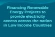 Use of renewable energy for developing country