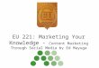 STL 221 - Content Marketing by Ed Mayuga