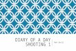 Diary of a day shooting 1