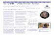 VMC Volunteer Newsletter Sept 2016