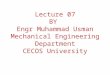 Engineering Mechanice Lecture 07