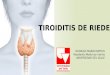 Tiroiditis de Riedel
