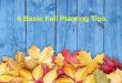 8 basic fall planting tips