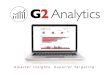 G2 Analytics- Smarter Insights. Superior Targeting