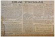 El Periódico "Hoja Popular" del mes Enero de  1944