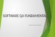 Software QA Fundamentals by Prabhath Darshana