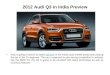 2012 Audi Q3 in India Preview