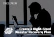 Create a Right-Sized Disaster Recovery Plan