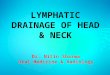Lymphatic drainage of head and neck