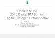 Results of the 2015 Digital PM Summit Digital PM Agile Retrospective