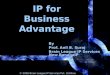 Intellectual Property: Presentation on IP for Business Advantage - BananaIP