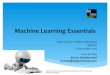 Machine Learning Essentials (dsth Meetup#3)