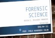 Forensic science presentation kevin
