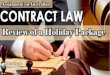 Assignment on australian contract law review of a holiday package