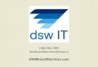 DSW Brand IT Services Website Audit PowerPoint