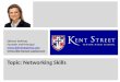 Networking Skills - Kent St High School Presentation - Shireen DuPreez - December 2015