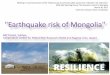 Earthquake Risk of Mongolia