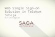 Web Single Sign-on Solution in Telekom Srbija